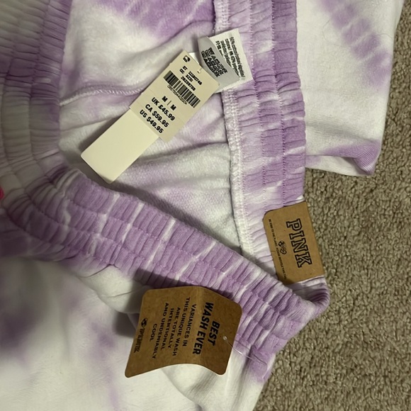 NWT Pink Tie Dye High Waist Campus Jogger - Picture 3 of 5